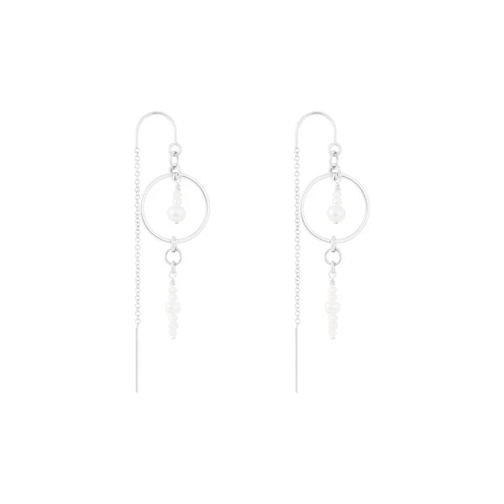 Alana Maria Sierra Earrings, Silver