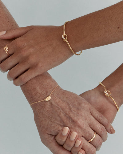 By Charlotte Love Knot Lab-Grown Diamond Ring, Gold