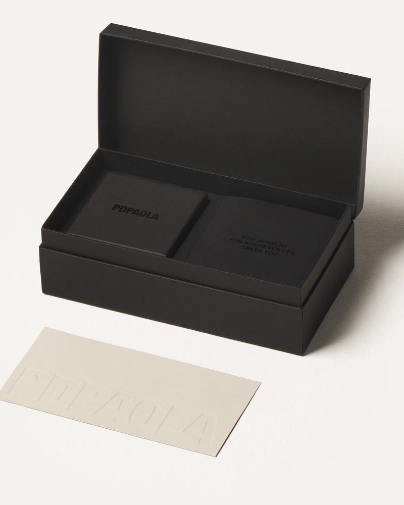 PD Paola Fine 18k Gold Diamond Loop Cartilage Earring