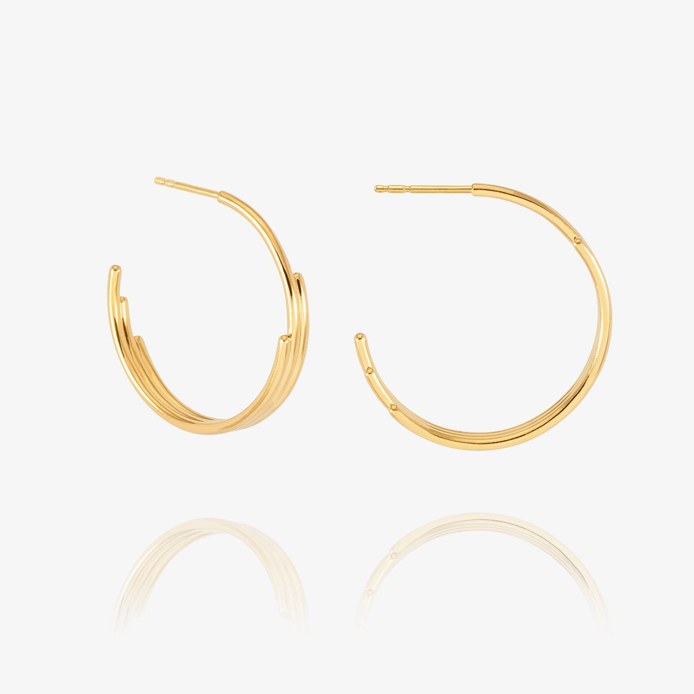Rachel Jackson Large Evolve Hoop Earring, Gold