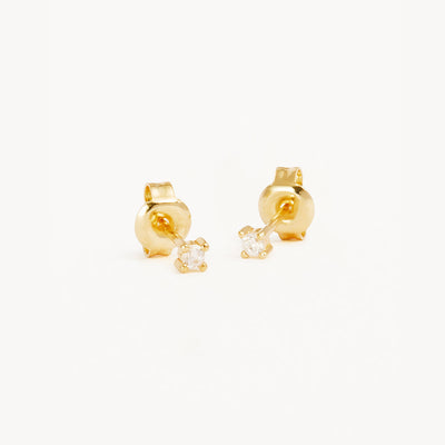 By Charlotte Pure Light Stud Earrings, Gold or Silver