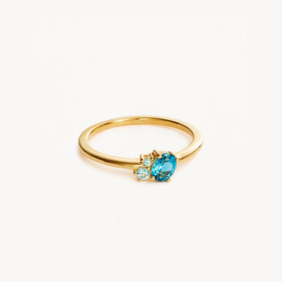 By Charlotte Kindred December Birthstone Ring, Gold or Silver