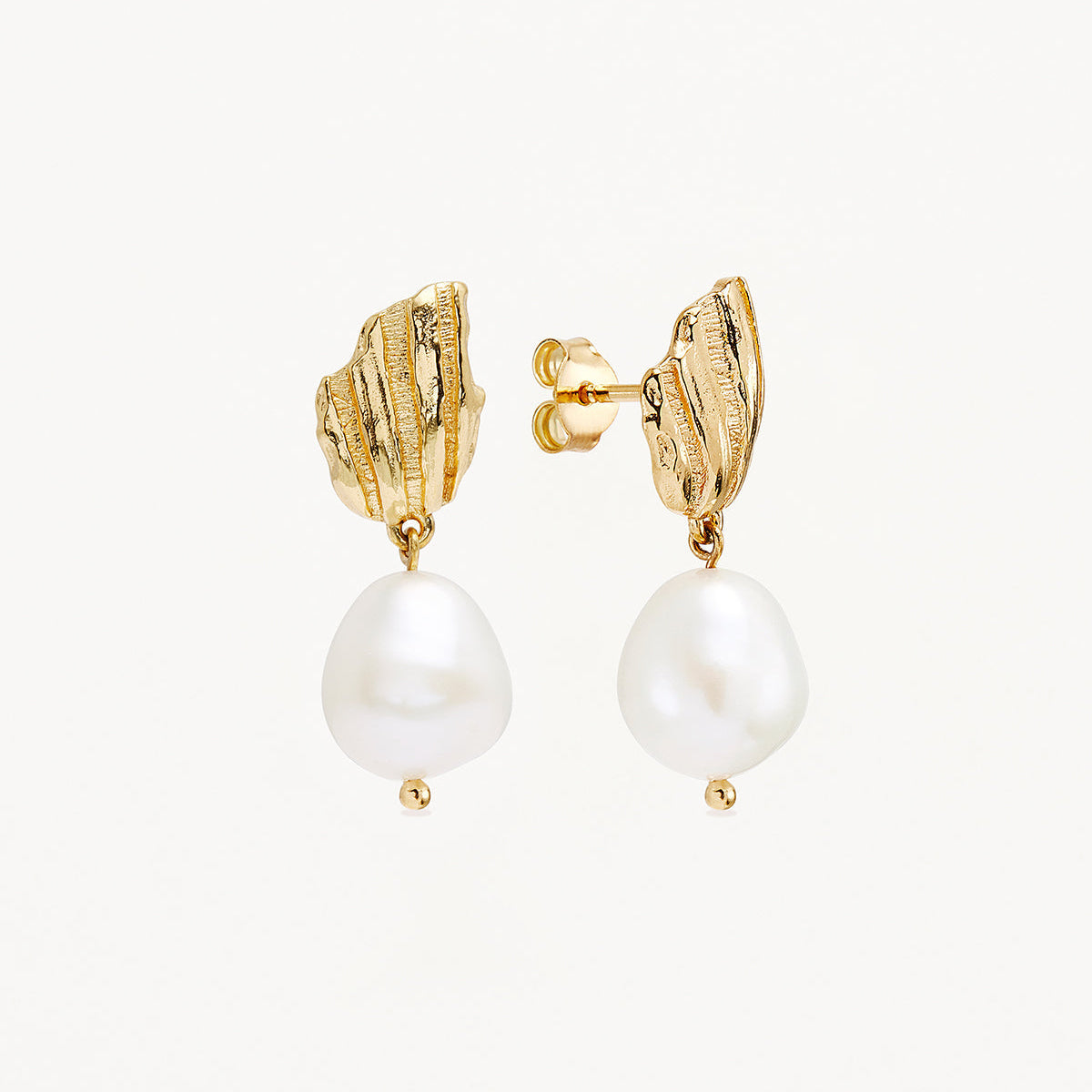 By Charlotte Moonlit Tides Pearl Drop Earrings, Gold