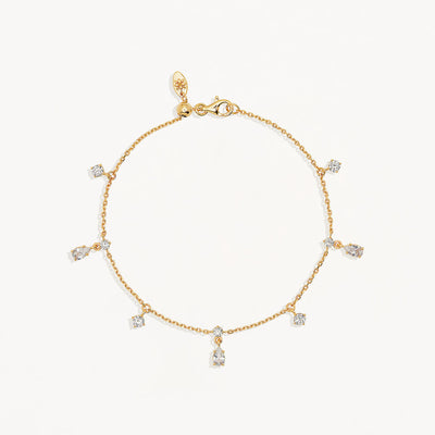 By Charlotte No Rain No Flowers Bracelet, Gold