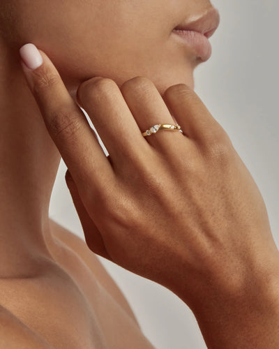 By Charlotte Chasing Tides Ring, Gold
