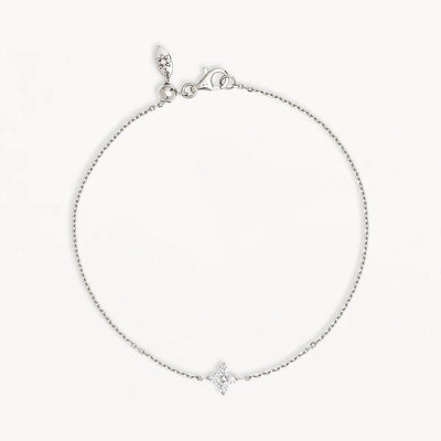 By Charlotte Crystal Bloom Bracelet, Silver