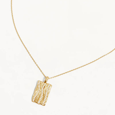 By Charlotte Embrace Stillness Necklace, Gold