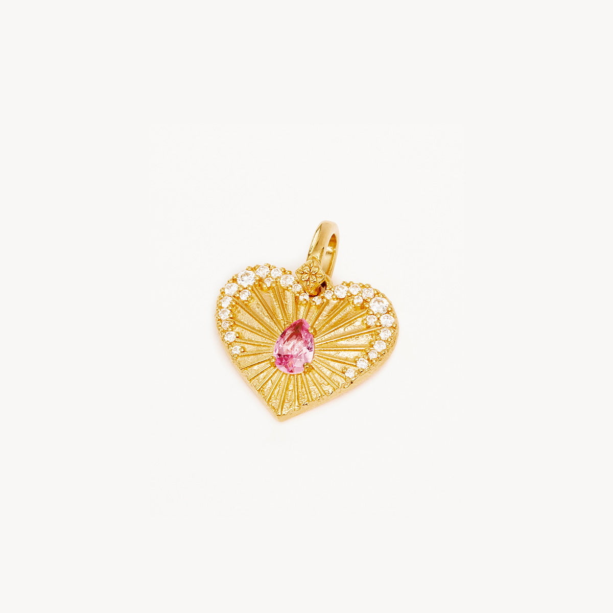 By Charlotte Connect With Your Heart Annex Link Pendant, Gold