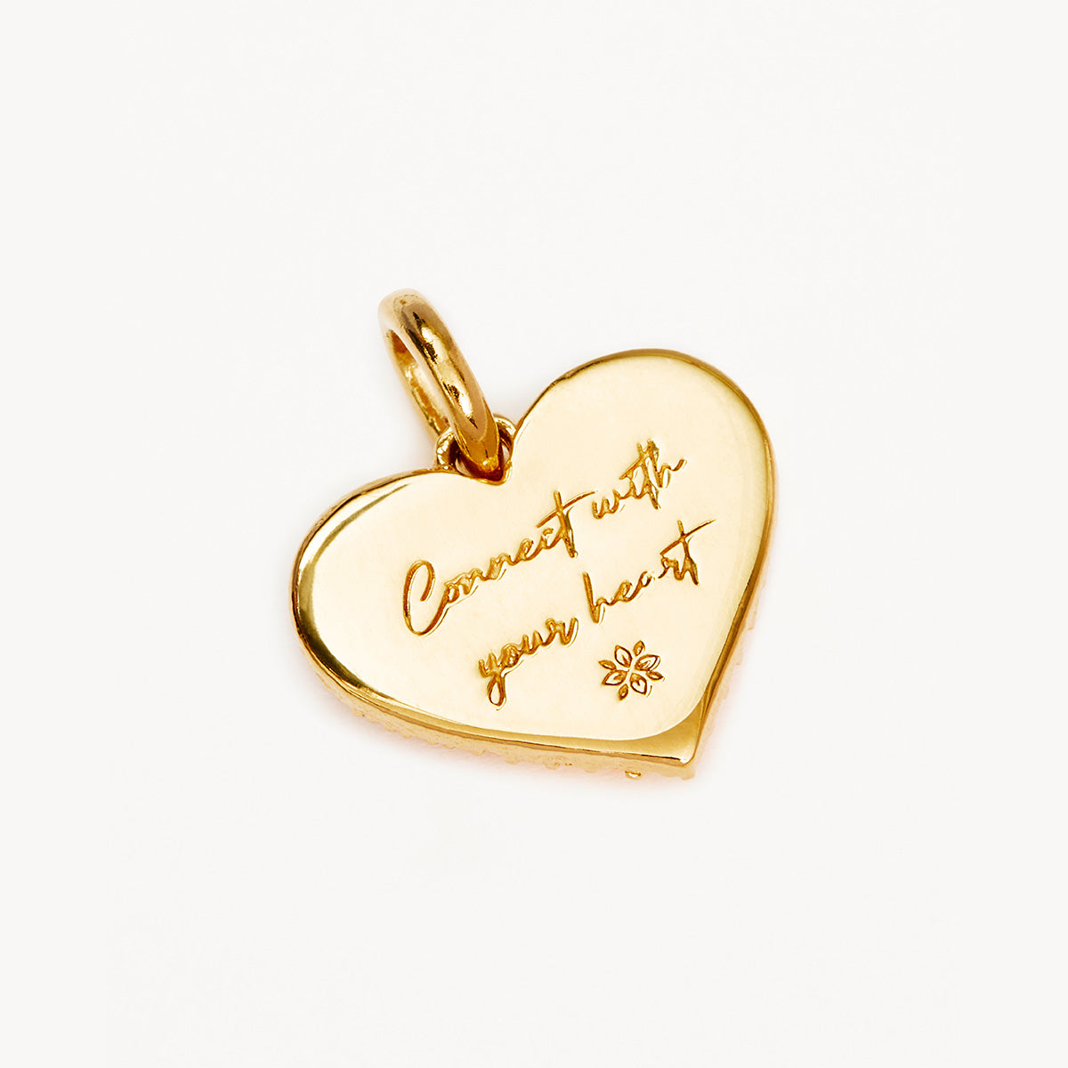 By Charlotte Connect With Your Heart Annex Link Pendant, Gold