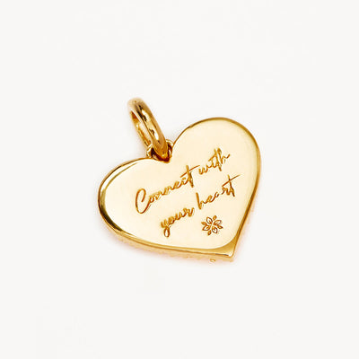 By Charlotte Connect With Your Heart Annex Link Pendant, Gold