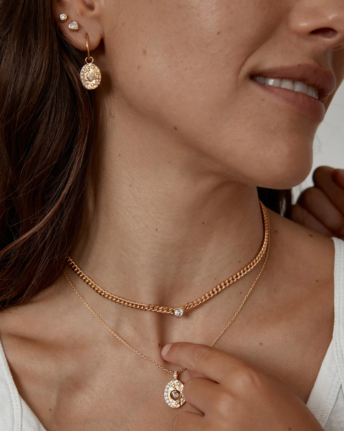 By Charlotte Love You To The Moon And Back Necklace, Gold
