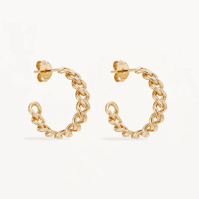 By Charlotte Radiant Curb Hoops, Gold