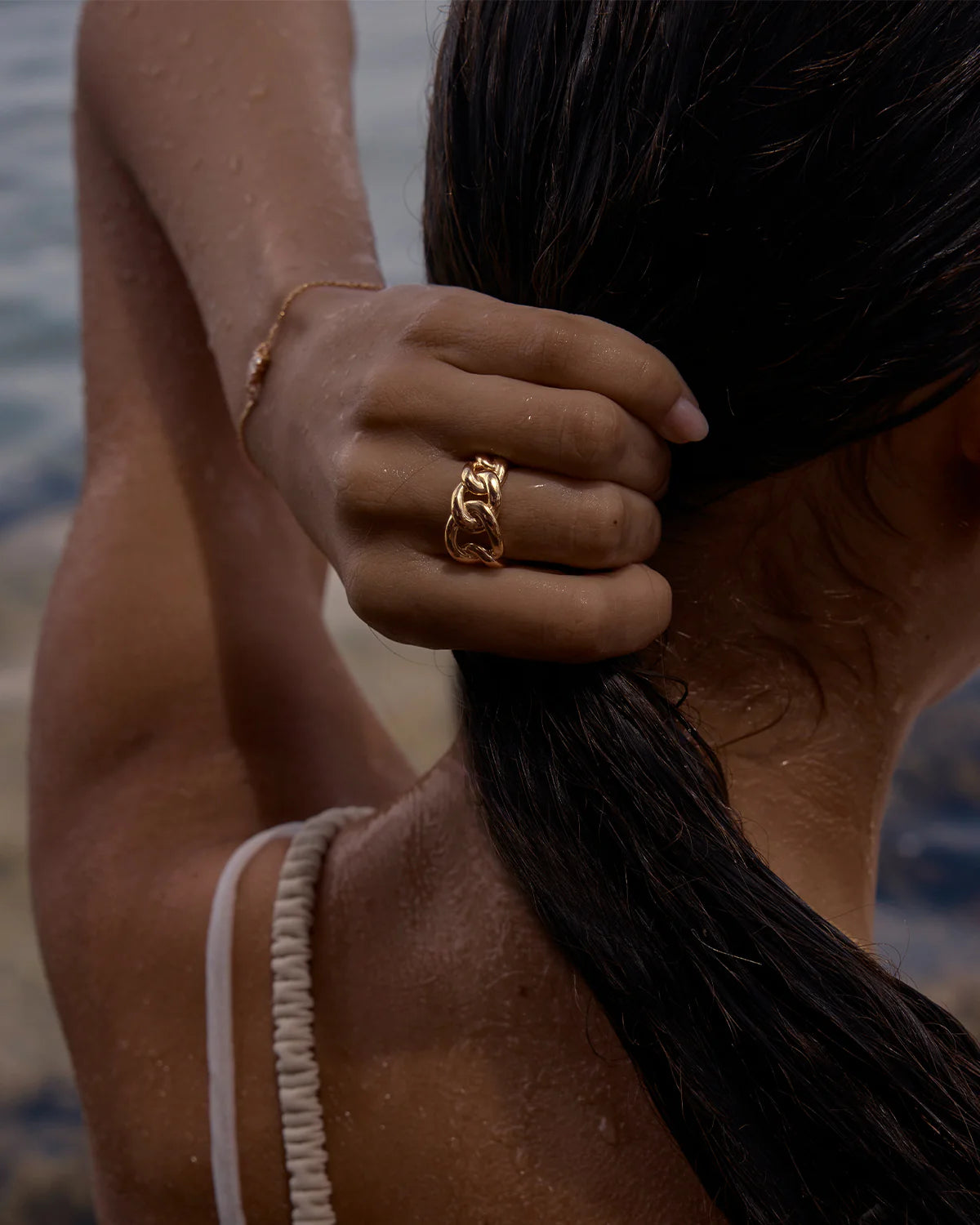 By Charlotte Strength Ring, Gold