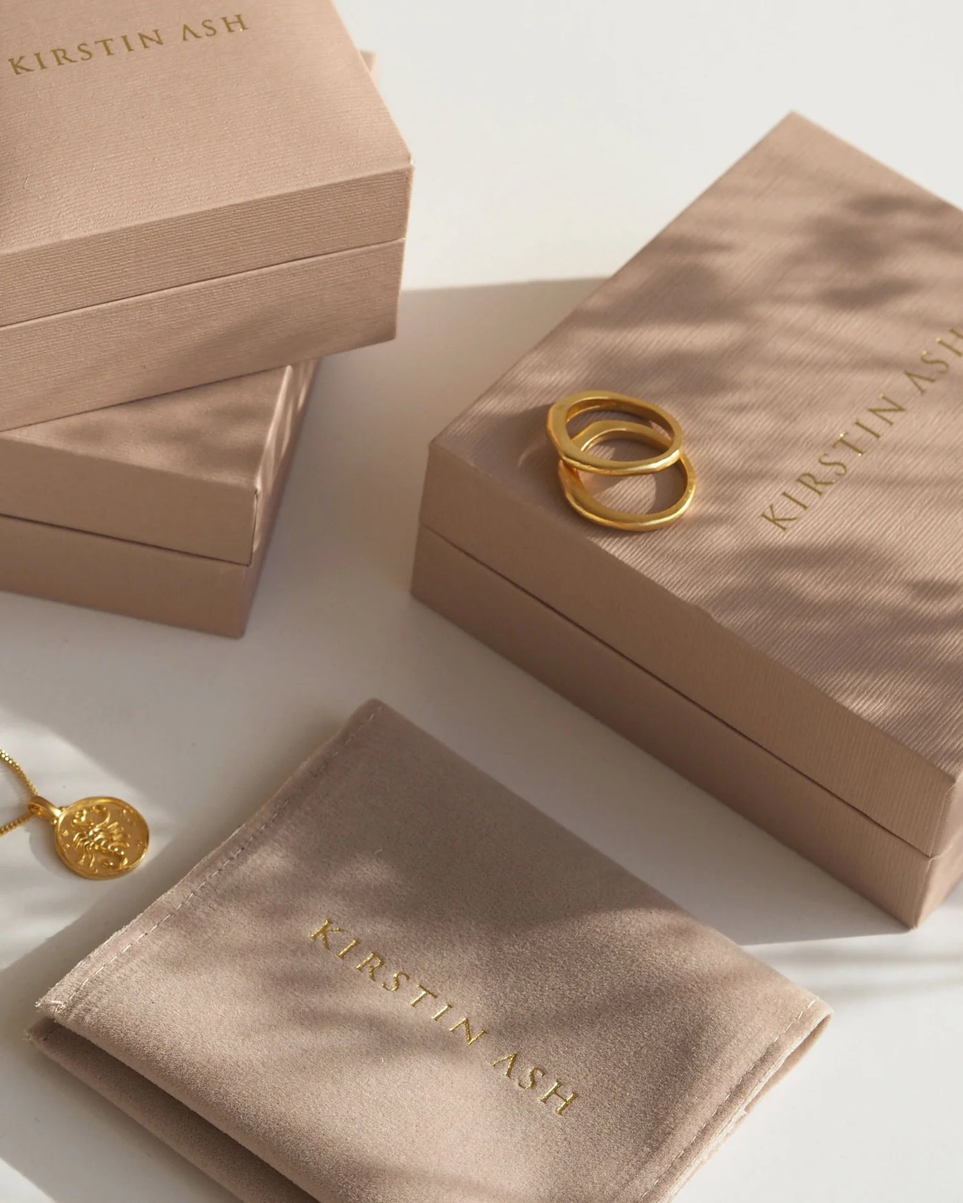 Kirstin Ash Halcyon Hoops Gold & Silver