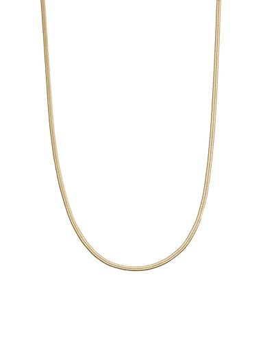 Kirstin Ash Elemental Herringbone Chain Necklace, Gold