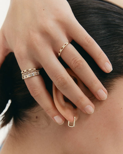 Kirstin Ash 9k Gold Elysium Fine Hoops