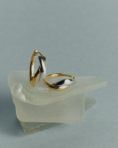 Kirstin Ash Halcyon Hoops Gold & Silver