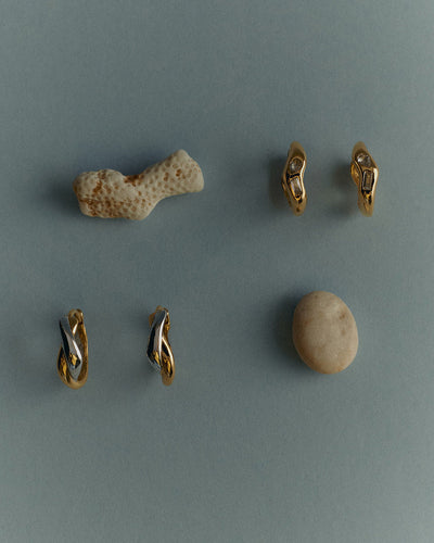 Kirstin Ash Halcyon Hoops Gold & Silver