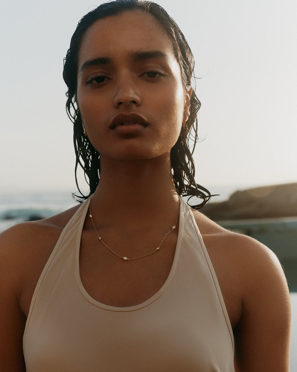 Kirstin Ash Maris Necklace, Gold