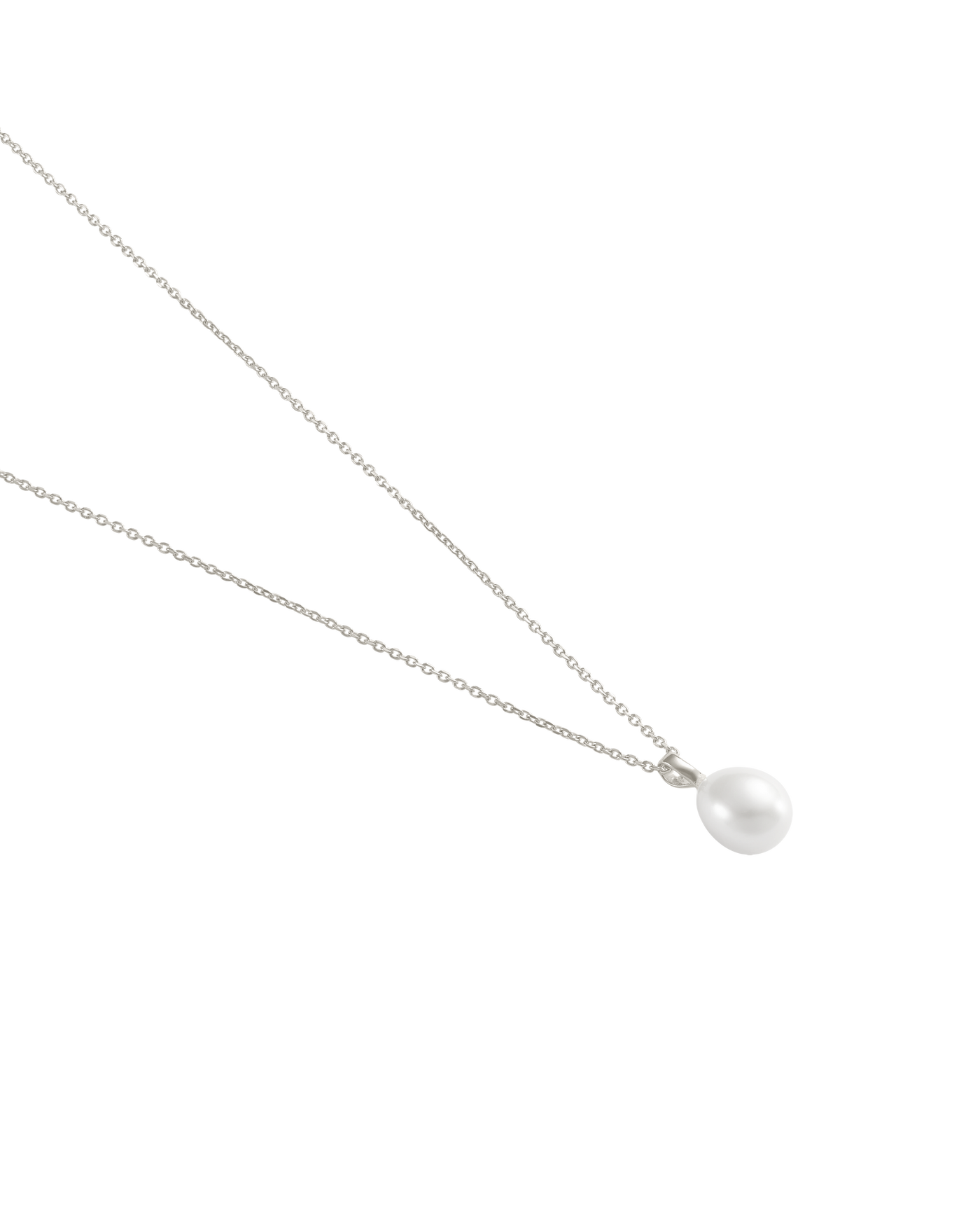 Kirstin Ash Maris Pearl Necklace, Silver