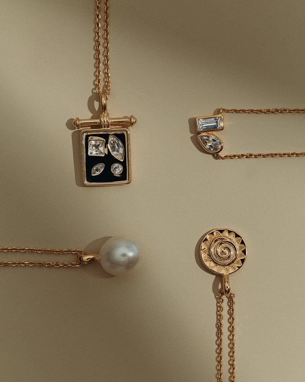 Kirstin Ash Solara Coin Necklace, Gold