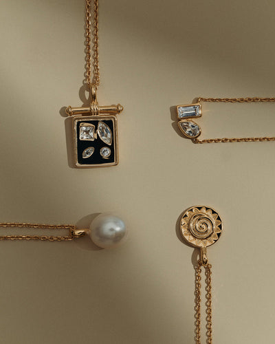 Kirstin Ash Solara Coin Necklace, Gold