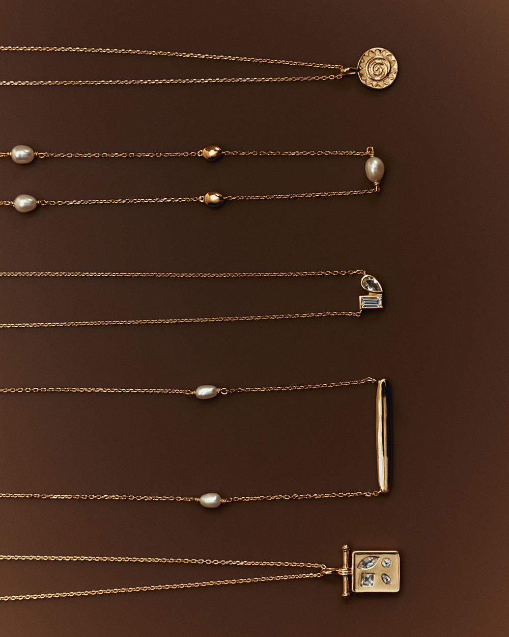 Kirstin Ash Solara Coin Necklace, Gold