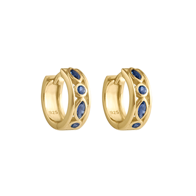 Kirstin Ash Synergy Hoops, Gold