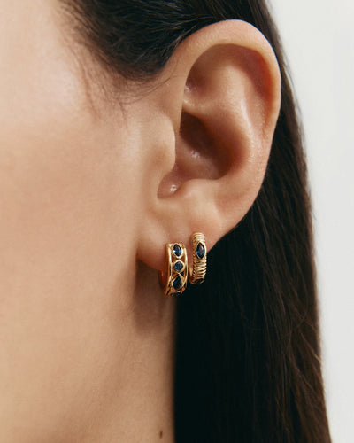 Kirstin Ash Synergy Hoops, Gold