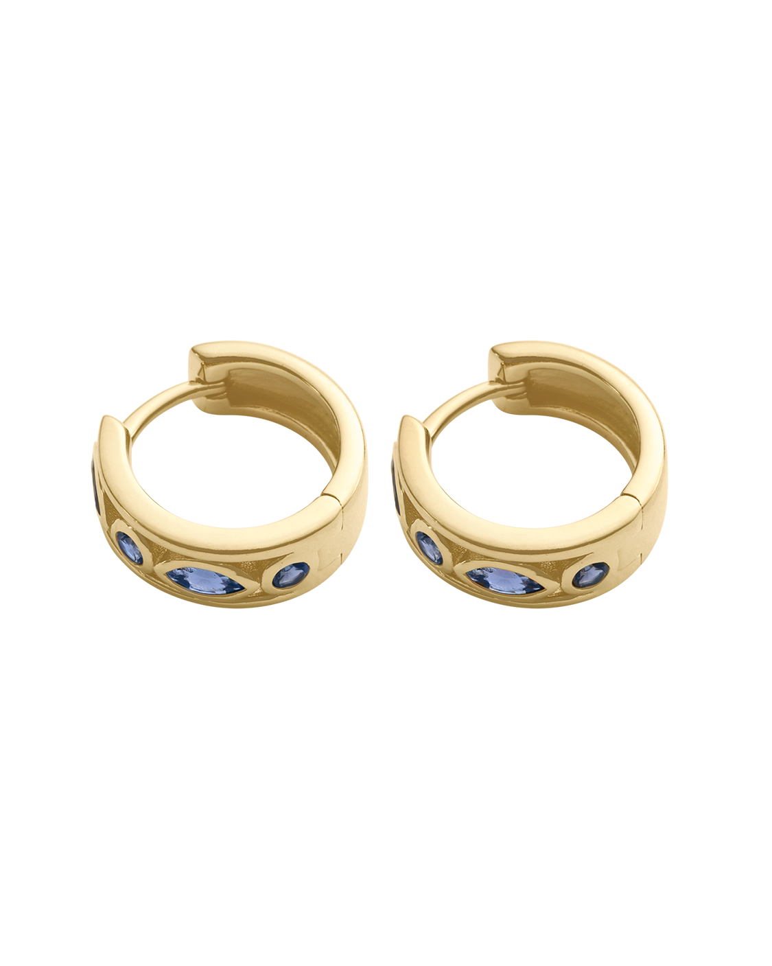 Kirstin Ash Synergy Hoops, Gold