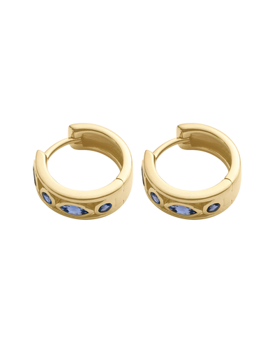 Kirstin Ash Synergy Hoops, Gold