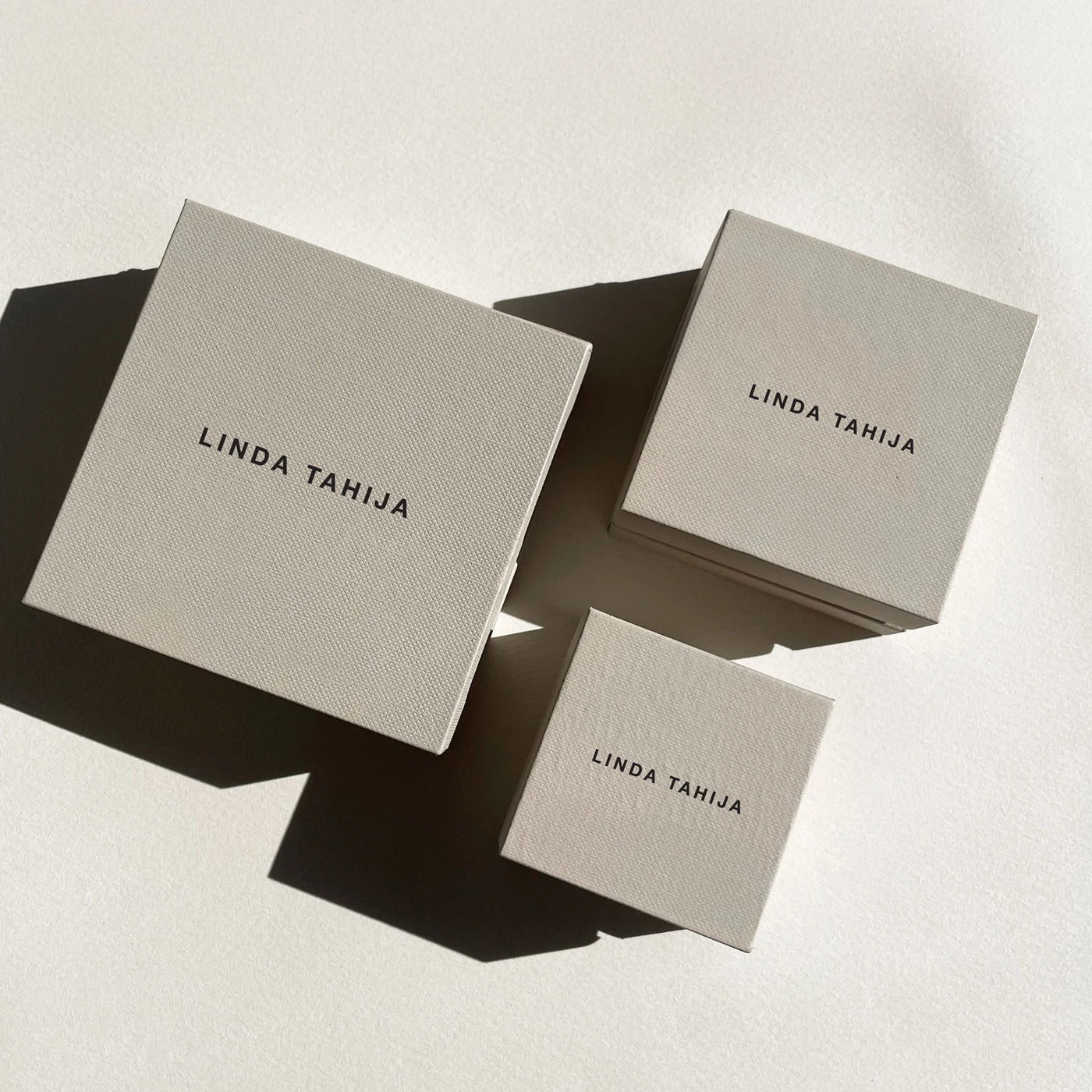 Linda Tahija 9k Gold Tiny Letter Charm