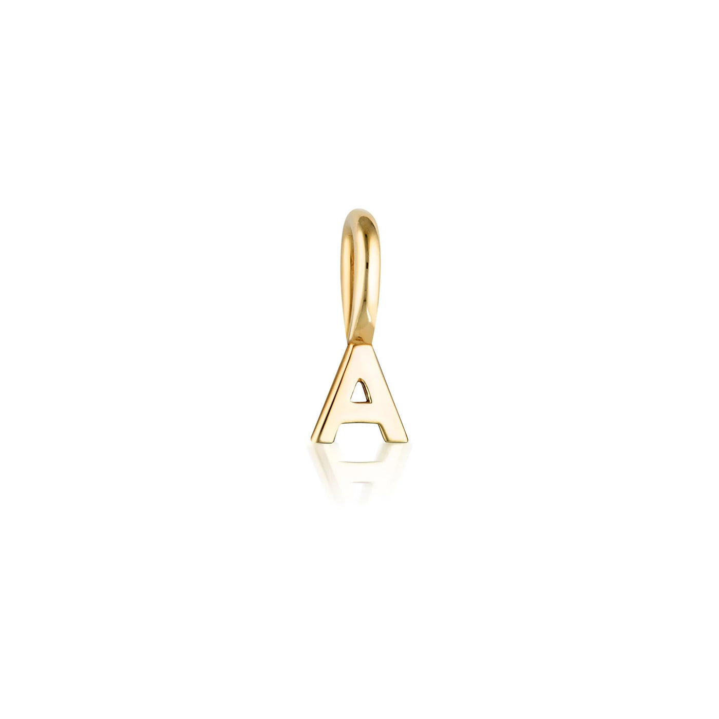 Linda Tahija 9k Gold Tiny Letter Charm