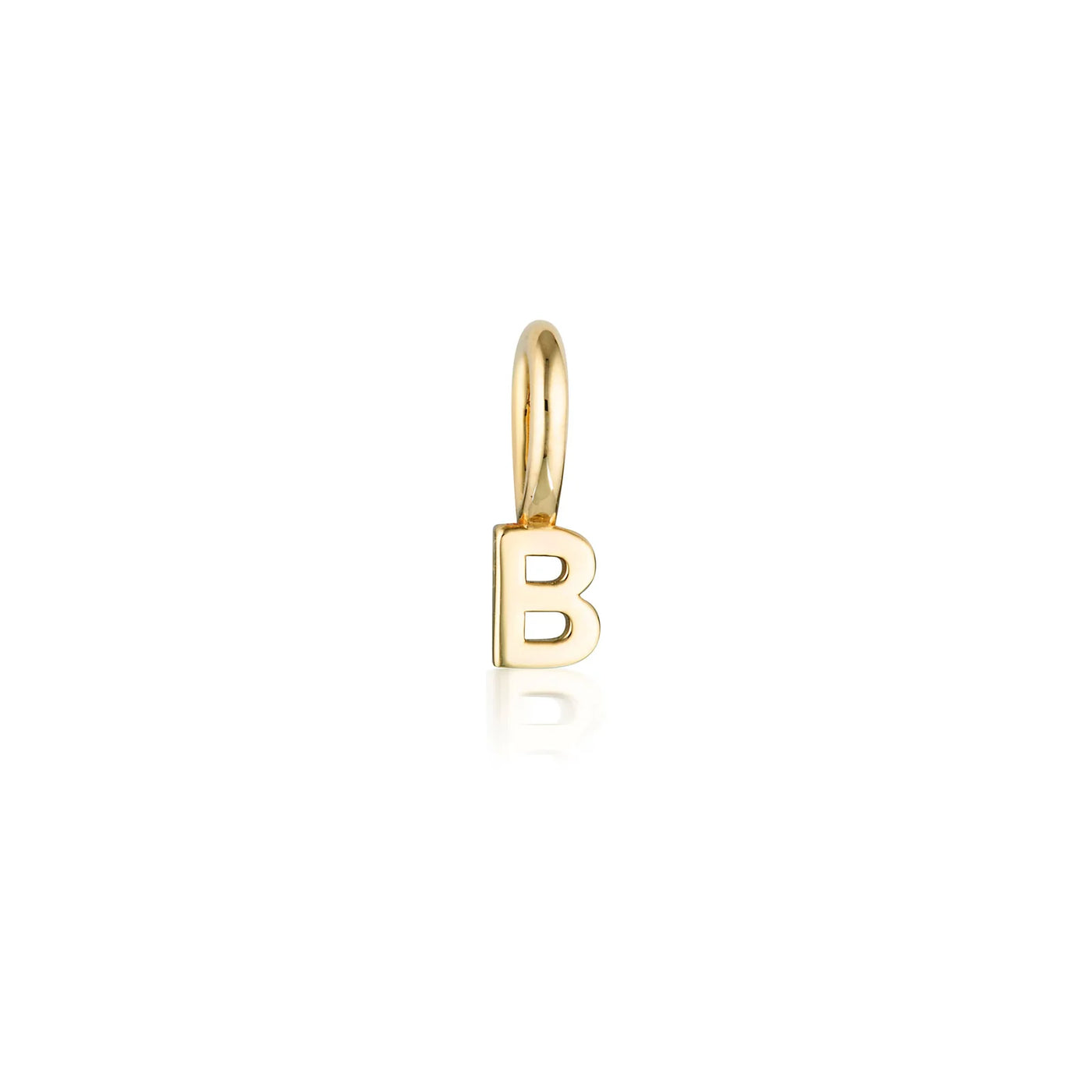 Linda Tahija 9k Gold Tiny Letter Charm