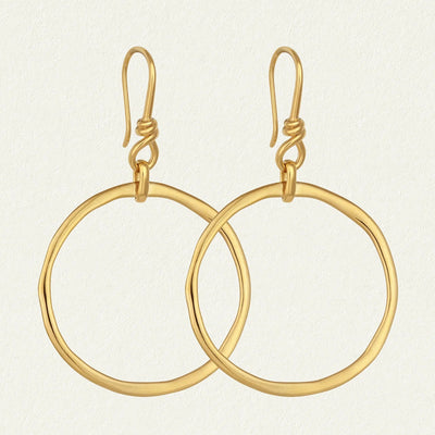Temple of the Sun Circe Earrings, Gold