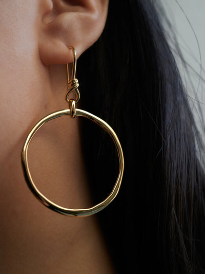 Temple of the Sun Circe Earrings, Gold