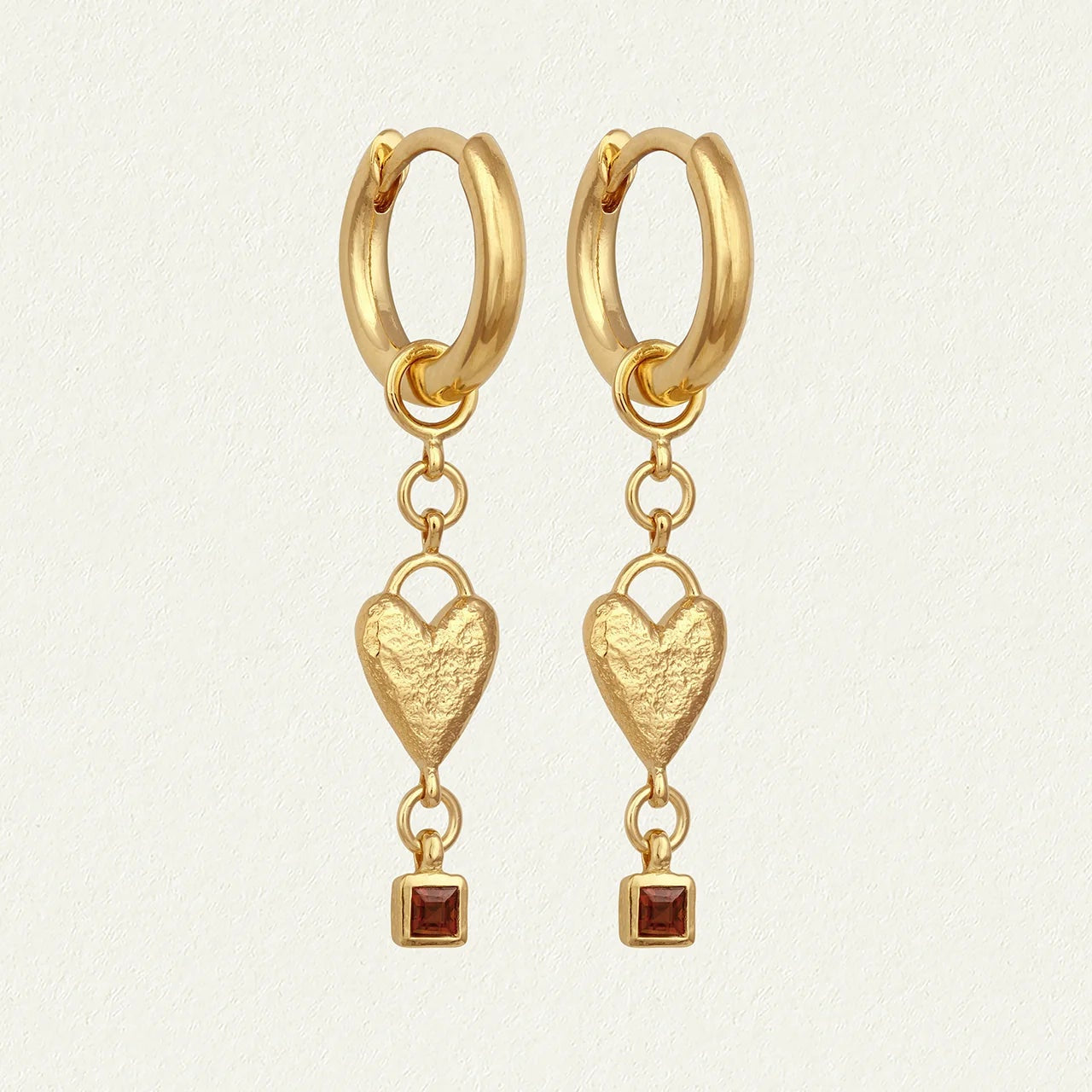 Temple of the Sun Eros Earrings, Gold