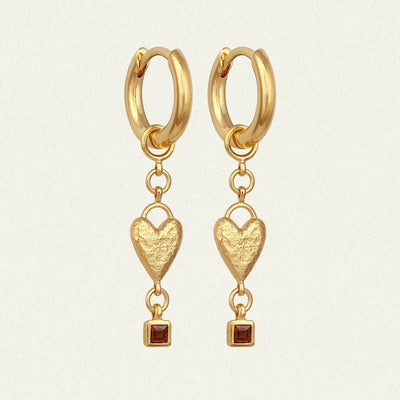 Temple of the Sun Eros Earrings, Gold