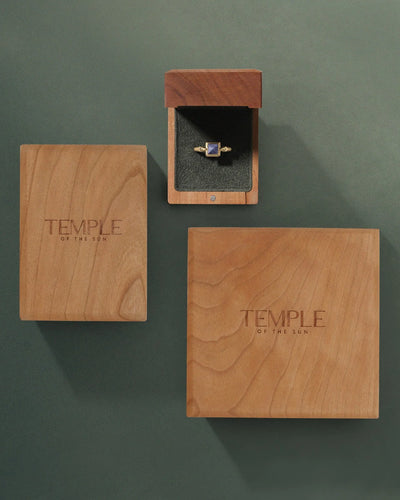 Temple of the Sun Solid Gold Eos Ring, Diamond