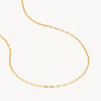 By Charlotte 18” Link Chain Necklace, Gold or Silver