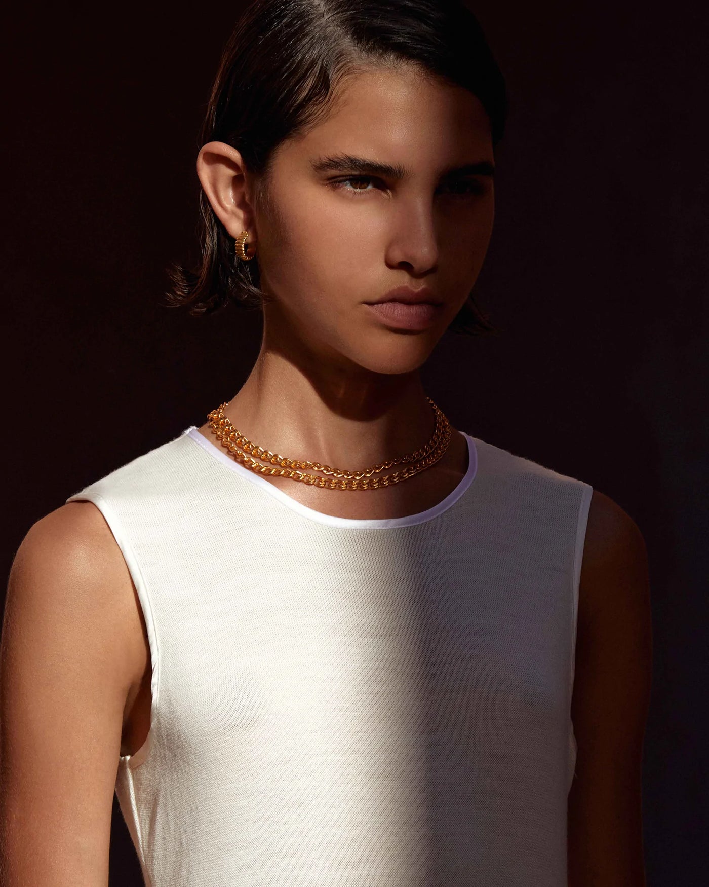 Kirstin Ash Cisco Hoops, Gold