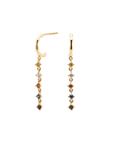 PD Paola Sage Earrings, Gold