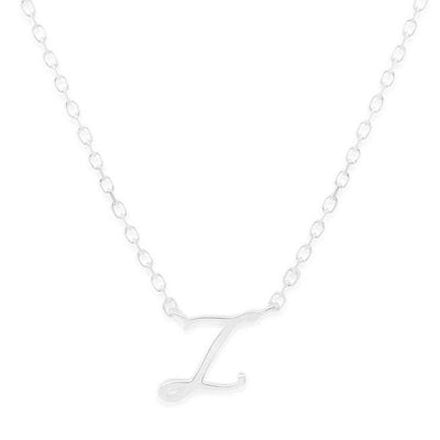 By Charlotte Love Letter Initial Necklace, Silver